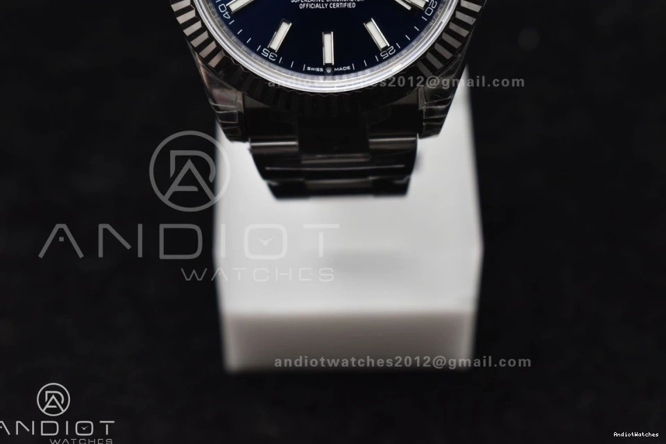 1:1 DateJust Bracelet On Blue 41 Resilient SS Oyster 613 VS Best 126334 Edition VSF Dial 904L 1119